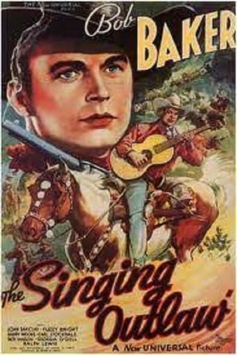 Movie poster for The Singing Outlaw