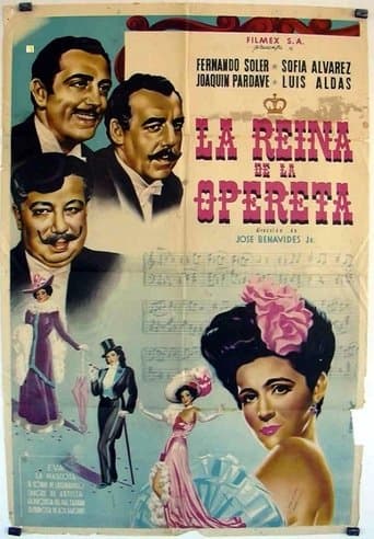 Movie poster for La reina de la opereta
