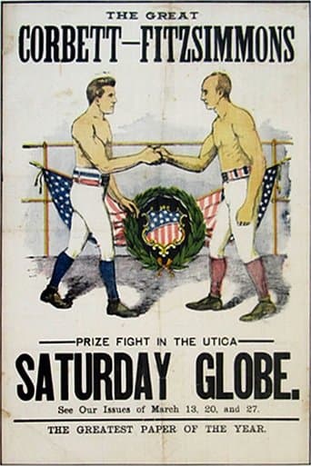 Movie poster for The Corbett-Fitzsimmons Fight