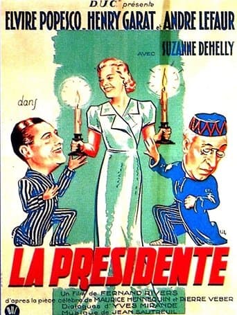 Movie poster for La Présidente