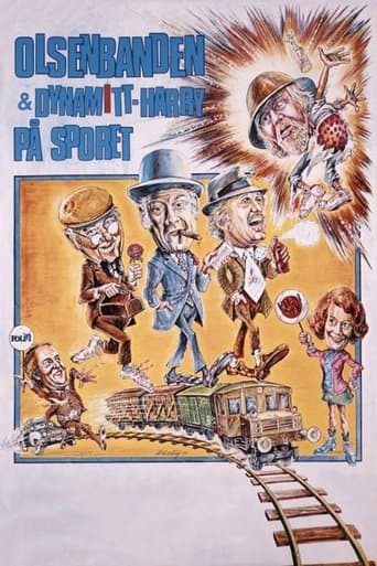 Movie poster for The Olsen Gang and Dynamite-Harry On The Trail