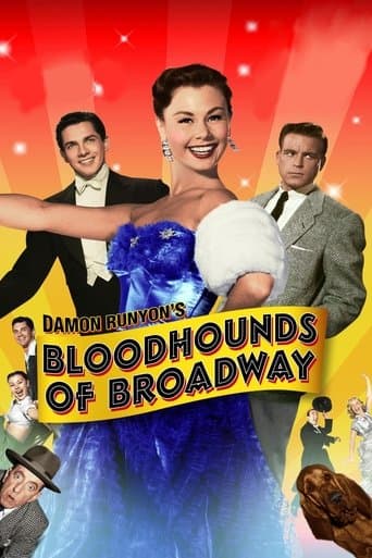 Movie poster for Bloodhounds of Broadway