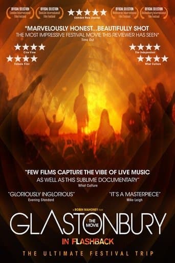 Movie poster for Glastonbury the Movie in Flashback