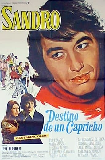 Movie poster for Destino de un capricho