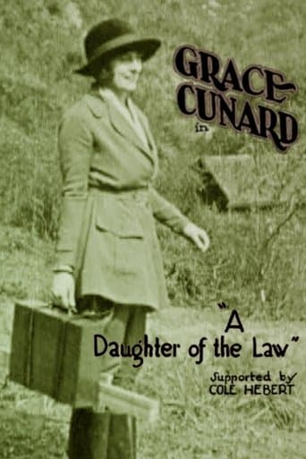 Movie poster for A Daughter of the Law