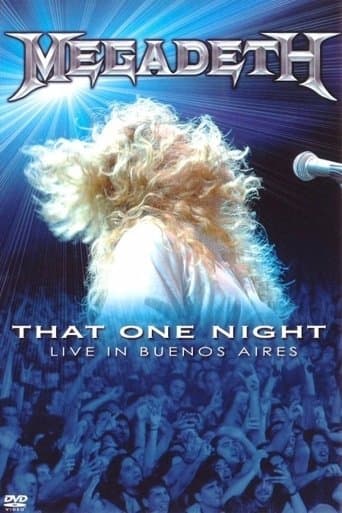 Movie poster for Megadeth: That One Night - Live in Buenos Aires