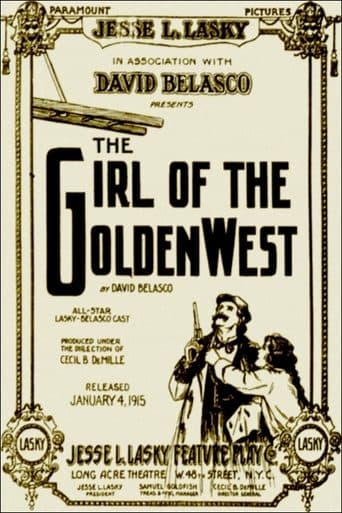 Movie poster for The Girl of the Golden West