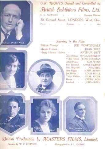 Movie poster for Hobson's Choice