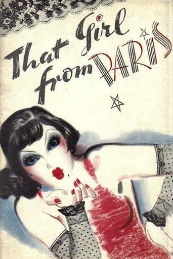 Movie poster for That Girl from Paris