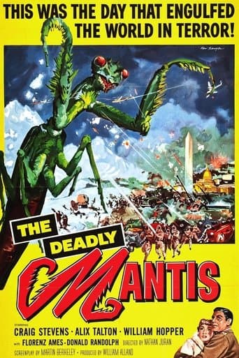 Movie poster for The Deadly Mantis