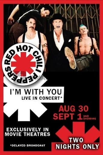 Movie poster for Red Hot Chili Peppers Live: I'm with You