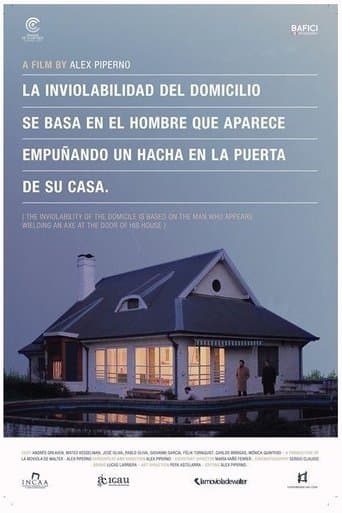 Movie poster for The Inviolability of the Domicile Is Based on the Man Who Appears Wielding an Axe at the Door of His House