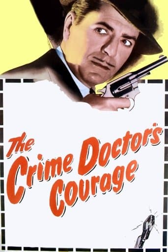 Movie poster for The Crime Doctor's Courage