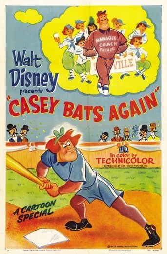 Movie poster for Casey Bats Again