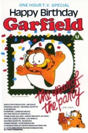 Movie poster for Happy Birthday Garfield