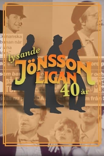 Movie poster for Lysande Jönssonligan - 40 år