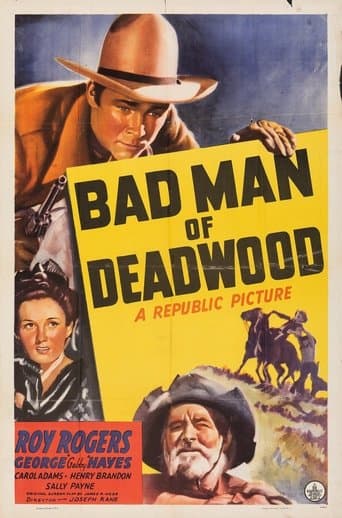 Movie poster for Bad Man of Deadwood