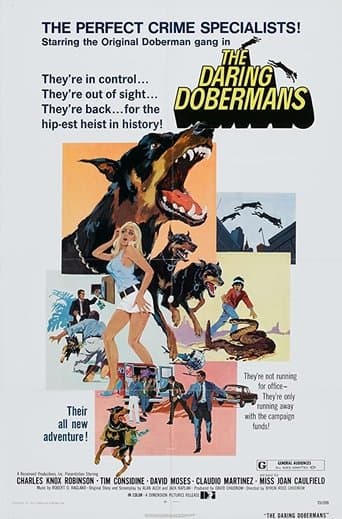 Movie poster for The Daring Dobermans