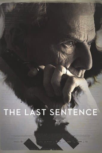Movie poster for The Last Sentence