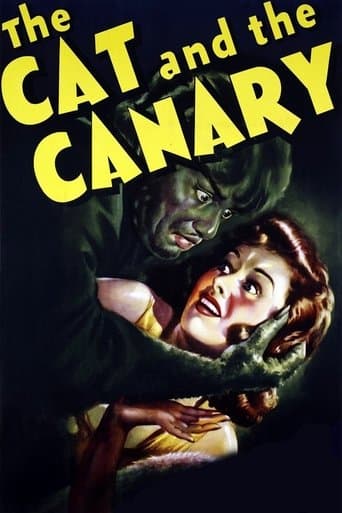 Movie poster for The Cat and the Canary
