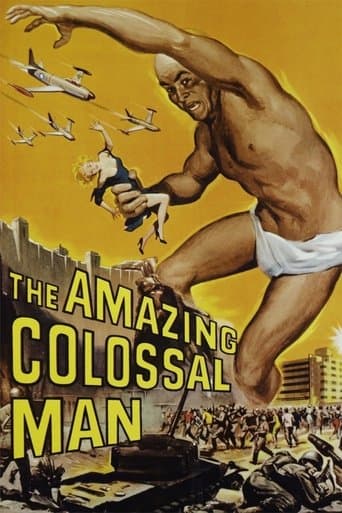 Movie poster for The Amazing Colossal Man
