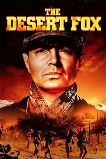 Movie poster for The Desert Fox: The Story of Rommel