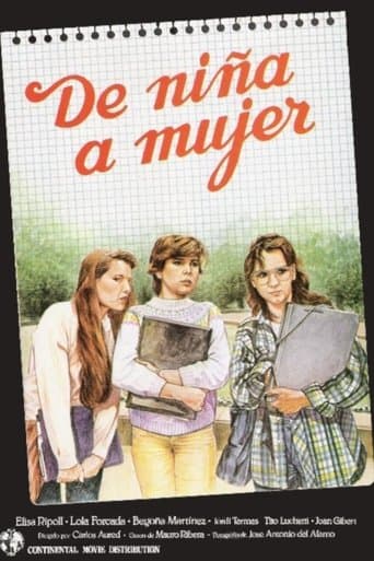 Movie poster for De niña a mujer