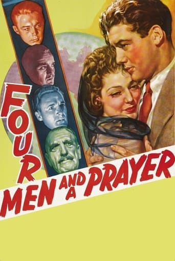 Movie poster for Four Men and a Prayer