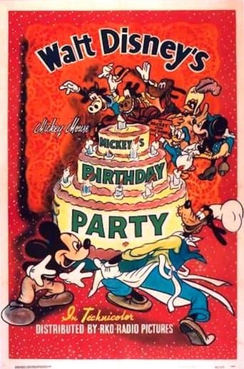 Movie poster for Mickey's Birthday Party