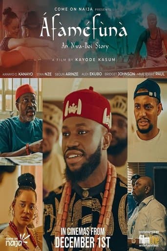 Movie poster for Áfàméfùnà: An Nwa Boi Story
