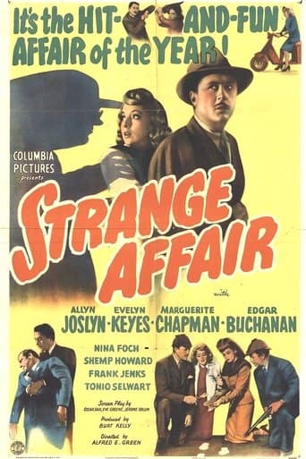 Movie poster for Strange Affair