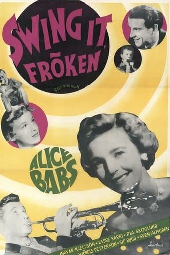 Movie poster for Swing it, fröken