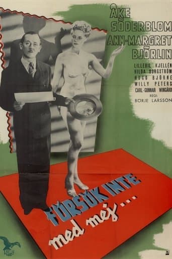 Movie poster for Försök inte med mej...