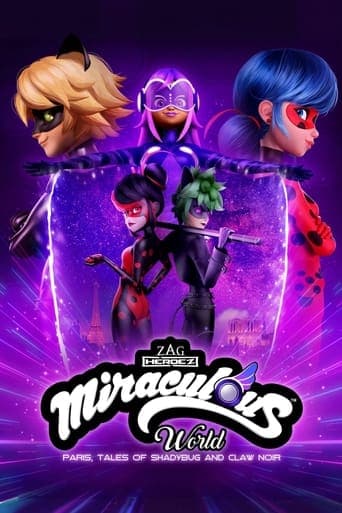 Movie poster for Miraculous World: Paris, Tales of Shadybug and Claw Noir