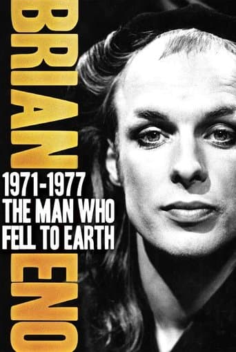 Movie poster for Brian Eno 1971–1977: The Man Who Fell To Earth