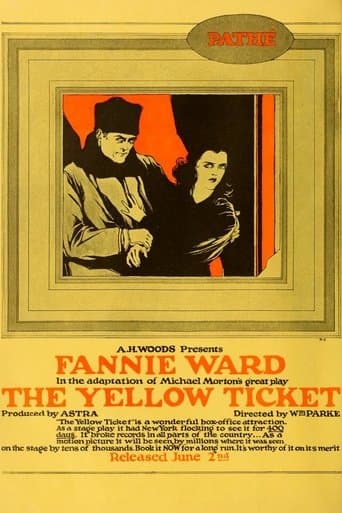 Movie poster for The Yellow Ticket