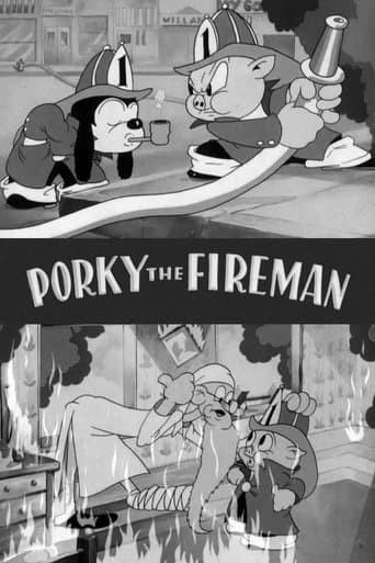 Movie poster for Porky the Fireman