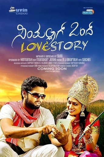 Movie poster for Simple Agi Ondh Love Story