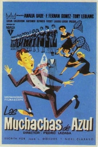Movie poster for Las muchachas de azul