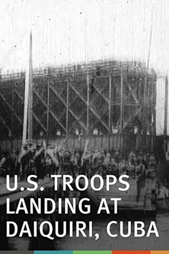 Movie poster for U.S. Troops Landing at Daiquiri, Cuba
