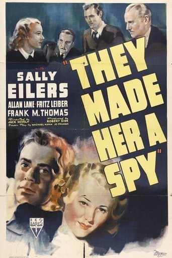 Movie poster for They Made Her a Spy