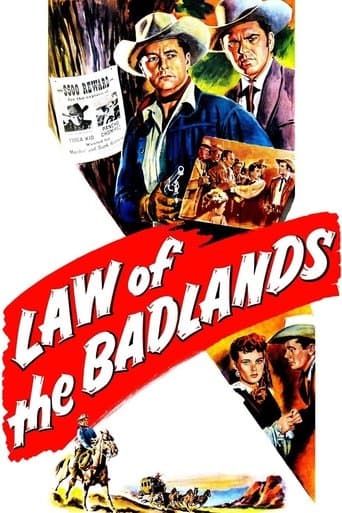 Movie poster for Law of the Badlands