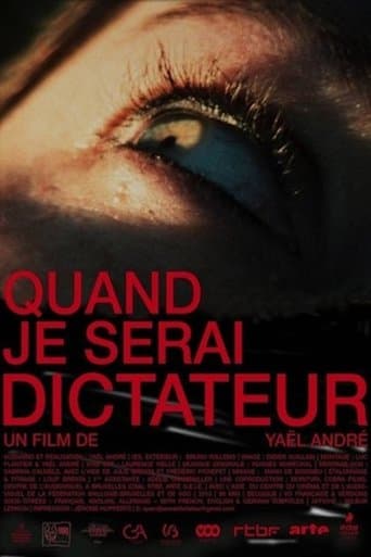 Movie poster for When I Will Be Dictator