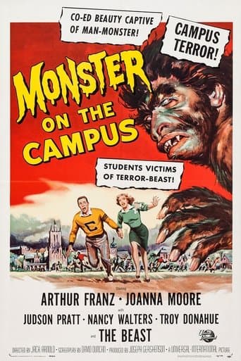 Movie poster for Monster on the Campus