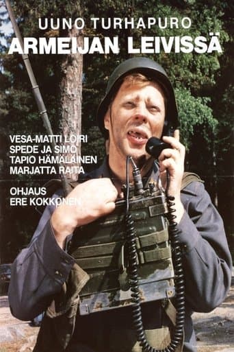 Movie poster for Uuno Turhapuro armeijan leivissä