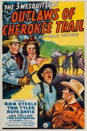 Movie poster for Outlaws of Cherokee Trail