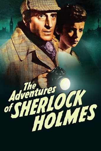 Movie poster for The Adventures of Sherlock Holmes