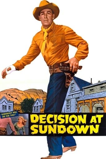 Movie poster for Decision at Sundown