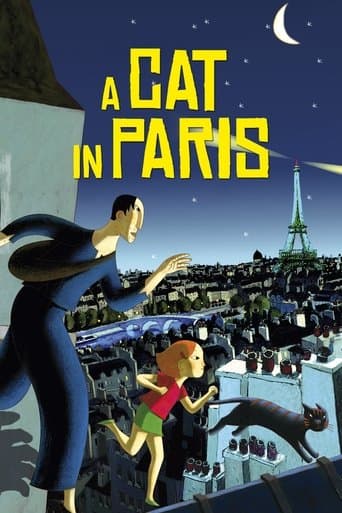 Movie poster for A Cat in Paris