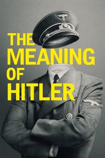 Movie poster for The Meaning of Hitler